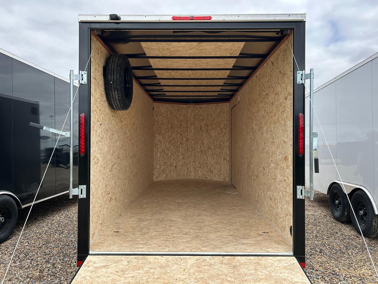 2027 Prairie Road Enclosed Cargo 7 x 16 Prairie Road Ramp Door Photo