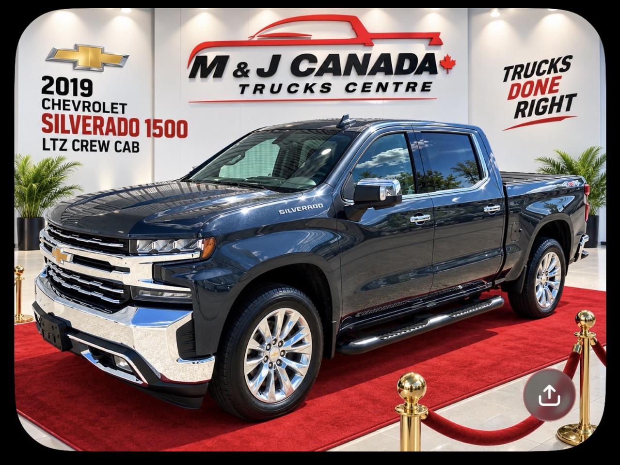 Gray (Platinum Grey Metallic) 2019 Chevrolet Silverado 1500 Pickup Truck Four-Wheel Drive Automatic