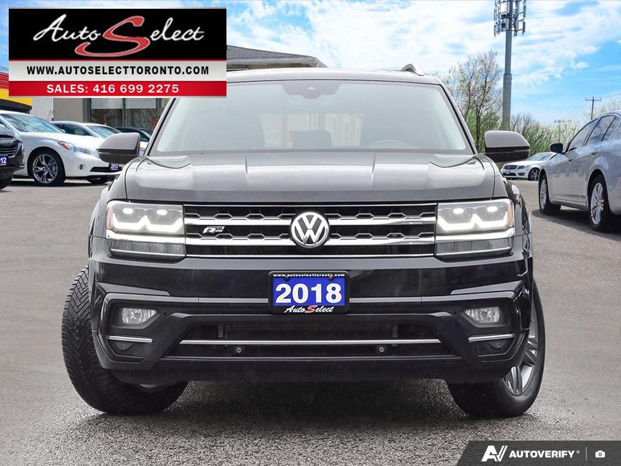 2018 Volkswagen Atlas Execline R-Line - 4Motion - AWD - Apple Carplay - 7 Seater Photo