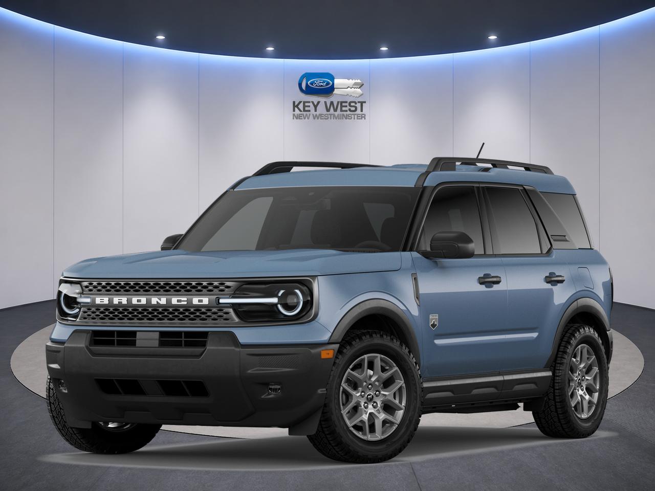 Blue (Azure Grey Metallic Tri-Coat) 2026 Ford Bronco Sport SUV / Crossover All-Wheel Drive Automatic