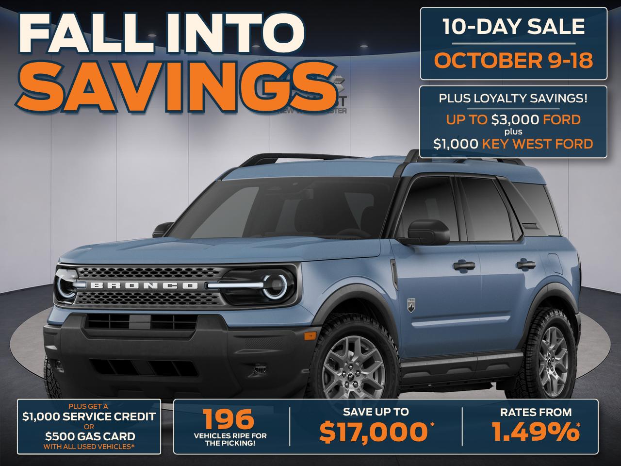 Blue (Azure Grey Metallic Tri-Coat) 2026 Ford Bronco Sport SUV / Crossover All-Wheel Drive Automatic