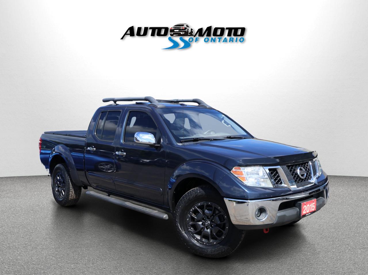 Used 2015 Nissan Frontier SL 4X4 CERTIFIED CAMERA NAV BLUETOOTH LEATHER HEATED SEATS SUNROOF CRUISE ALLOYS for sale in Burlington, ON