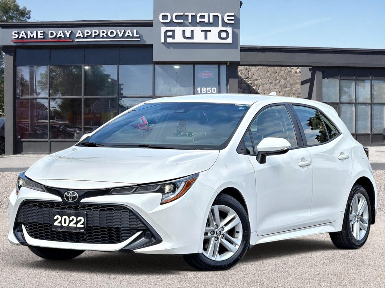 <p>Finance Price $19495 | Cash Price $20995 | Accident free | 2022 Toyota Corolla HB | Fuel efficient | Sport styling | Heated front seats | Dual-zone climate control | Backup camera | Adaptive cruise control | Lane keep assist | Alloy wheels | LED headlights | Bluetooth connectivity | Satellite radio | USB charging ports | Steering wheel audio controls | Power windows | Automatic transmission | Comfortable daily driver | Reliable commuter vehicle</p><p><br>Available Now at Octane Used Cars!<br>1850 Lawrence Ave E, Scarborough, ON M1R 2Y4<br>Call us today to book your test drive!<br><br>CERTIFICATION<br>All our vehicles go through a comprehensive safety inspection that exceeds industry standards. Certification includes a full inspection, oil change, and professional detailing before delivery. Vehicles are not drivable if not certified and not e-tested. A certification package is available for $699. Trade-ins welcome. All vehicles are subject to HST, licensing fees, and a $22 OMVIC fee.<br><br>FINANCING<br>Good credit, bad credit, or no credit we can help. Instant approvals available with flexible plans tailored to your needs. Financing deals are subject to an admin fee.<br><br>WARRANTY<br>This vehicle qualifies for extended warranty options. Our team can help you choose the right coverage.<br><br>PRICE<br>At Octane Used Cars, we offer fair, transparent, no-haggle pricing. We monitor the market to keep our vehicles priced competitively, giving you the best value with a no-pressure buying experience.</p>