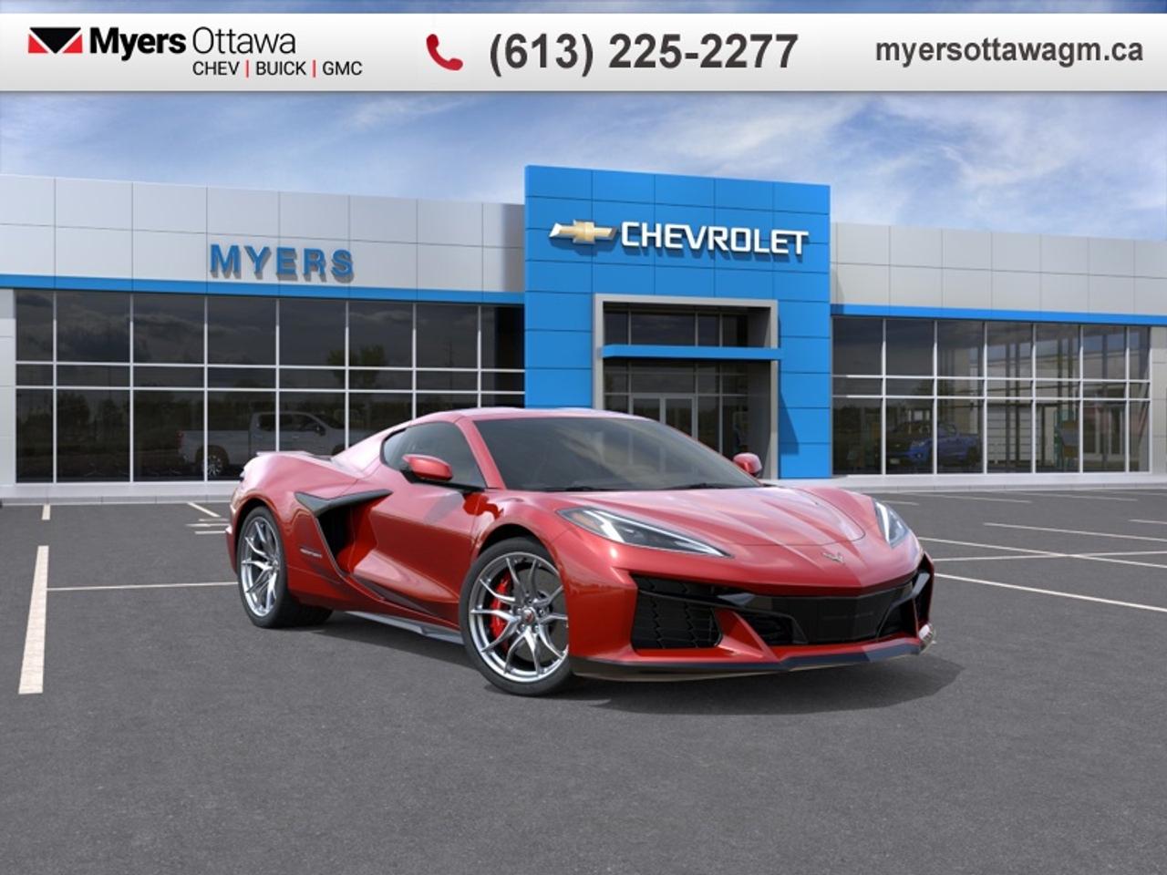 The 2027 Chevrolet Corvette delivers exotic supercar style, breathtaking thrill, and everyday usability in an iconic sports car youll love to drive.<br> <br>From the outside, the 2027 Chevrolet Corvette presents a dramatic, low-slung silhouette, striking lighting signatures, and athletic proportions that challenge the worlds most elite exotic cars. Inside, the cockpit surrounds the driver with premium materials, intuitive digital displays, and highly supportive seating designed to provide ultimate comfort and a true connection to the road. With its aggressive attitude, intelligent safety features, and a legendary reputation for pure driving excitement, the Corvette delivers a world-class sports car experience that elevates your daily routine.<br> <br>This Red Mist Metallic Tintcoat coupe has an Automatic transmission. This vehicle has been upgraded with the following features: Leather Seats.<br><br> <br>To apply right now for financing use this link: <a href=https://creditonline.dealertrack.ca/Web/Default.aspx?Token=b35bf617-8dfe-4a3a-b6ae-b4e858efb71d&Lang=en target=_blank>https://creditonline.dealertrack.ca/Web/Default.aspx?Token=b35bf617-8dfe-4a3a-b6ae-b4e858efb71d&Lang=en</a><br> <br/><br><br> Come by and check out our fleet of 30+ used cars and trucks and 160+ new cars and trucks for sale in Ottawa.  o~o