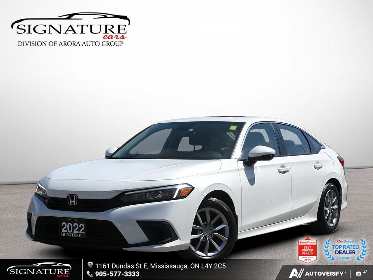 2022 Honda Civic EX No Accident Sunroof Carplay Photo