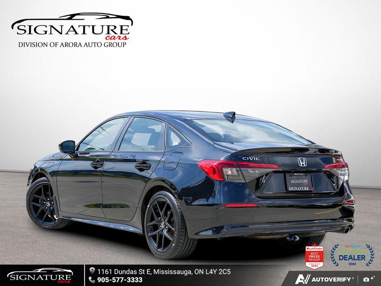 2022 Honda Civic Sport No Accident One Owner Sunroof Carplay Photo