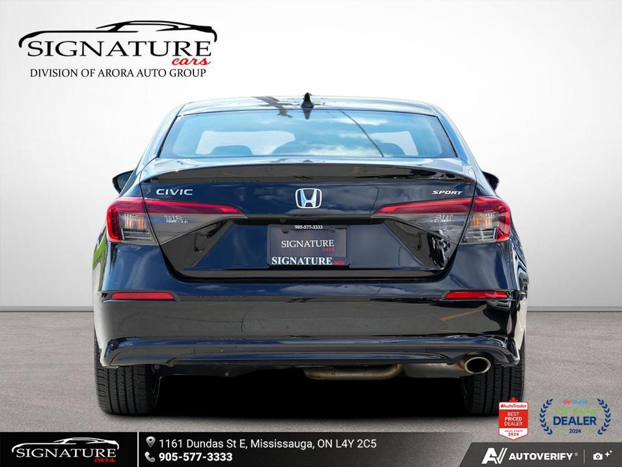 2022 Honda Civic Sport No Accident One Owner Sunroof Carplay Photo