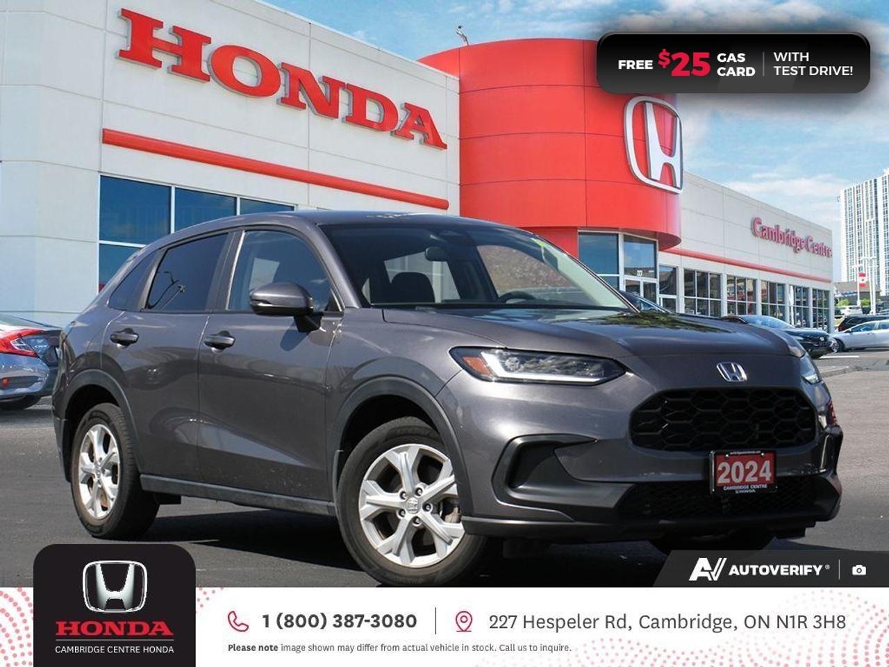 Used 2024 Honda HR-V LX-B HONDA SENSING TECHNOLOGIES | REARVIEW CAMERA | APPLE CARPLAY™/ANDROID AUTO™ for sale in Cambridge, ON