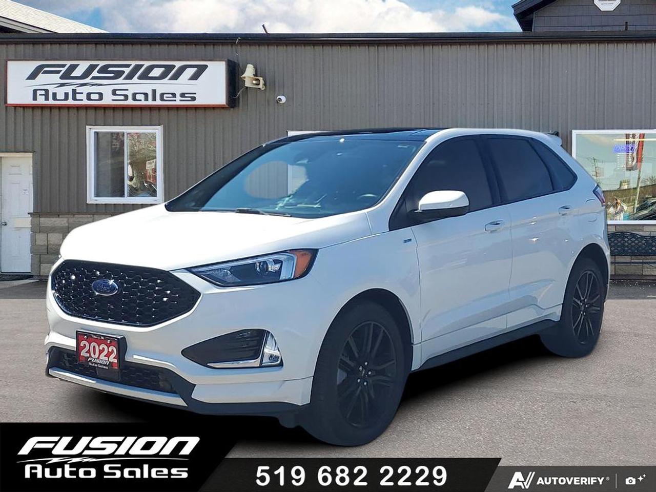 Used 2022 Ford Edge ST Line AWD-NAVIGATION-PAN SUNROOF-REMOTE START for sale in Tilbury, ON