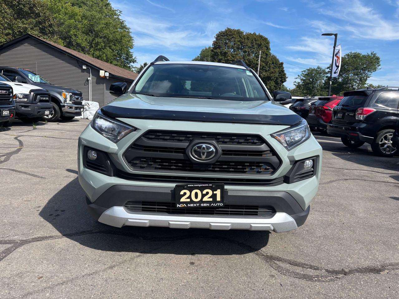 2021 Toyota RAV4 Trail AWD Clean CARFAX Moonroof Softex Leather Photo2