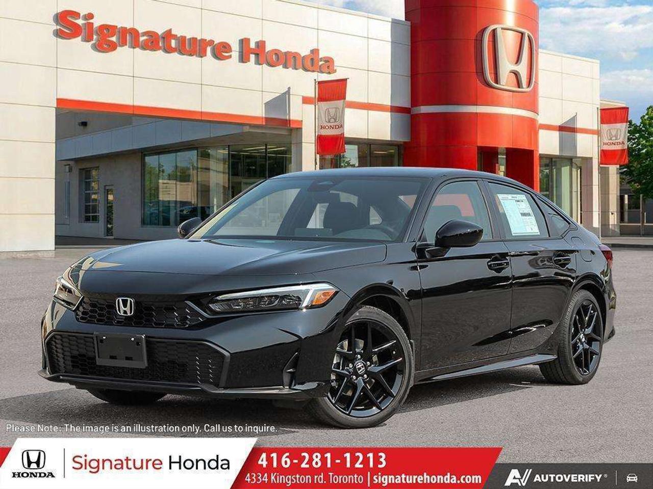 The Honda Civic Sedan delivers a balance of efficiency, reliability, and modern technology, making it one of the most practical choices for everyday driving. Depending on the trim, it is available with either a 2.0-litre 4-cylinder engine or an advanced hybrid powertrain with a dual-motor system, offering a strong combination of performance and fuel efficiency. Power is delivered through a continuously variable transmission (CVT) or an electronic CVT (e-CVT) on hybrid models, with front-wheel drive for smooth and responsive handling.  Inside, the Civic offers a well-designed cabin focused on comfort and usability. The interior includes available heated front seats, dual-zone automatic climate control, and smart entry with push-button start, along with a 60/40 split folding rear seat to enhance cargo flexibility.  Technology is built around connectivity and ease of use, with an available touchscreen infotainment system featuring Apple CarPlay and Android Auto integration, along with wireless connectivity options, Bluetooth, and multiple USB charging ports to keep drivers and passengers connected.  Safety is supported by Honda Sensing®, which includes advanced driver-assist technologies such as Collision Mitigation Braking System, Adaptive Cruise Control with Low-Speed Follow, Lane Keeping Assist System, Road Departure Mitigation, and Traffic Sign Recognition. Additional features such as Blind Spot Information System, Cross Traffic Monitor, and a multi-angle rearview camera further enhance driver awareness.  With its efficient performance, refined interior, and advanced safety features, the Honda Civic Sedan continues to be a reliable and well-rounded choice for drivers across Toronto and the GTA.    About Signature Honda  Signature Honda proudly serves drivers across Scarborough, Toronto, and the Greater Toronto Area with a full lineup of new Honda vehicles and quality pre-owned inventory. Conveniently located at 4334 Kingston Road, Scarborough, our team is committed to delivering transparent pricing and a professional dealership experience.   4334 Kingston Road, Scarborough, ON  www.signaturehonda.com