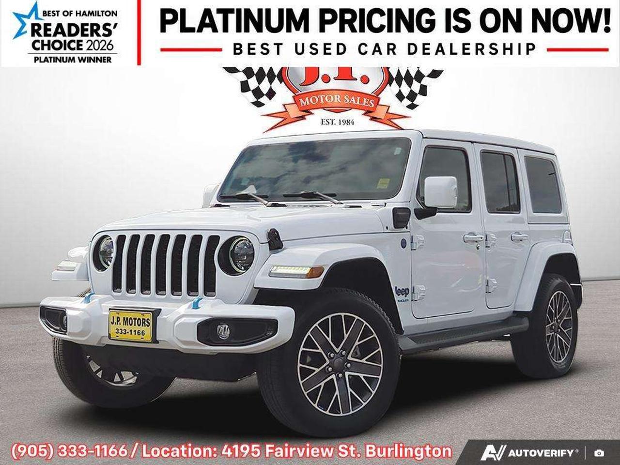 2023 Jeep Wrangler Sahara Apple CarPlay & Android Auto • Built-In Navigation System • Remote Start System • Heated Front Seats • Running Boa Photo0