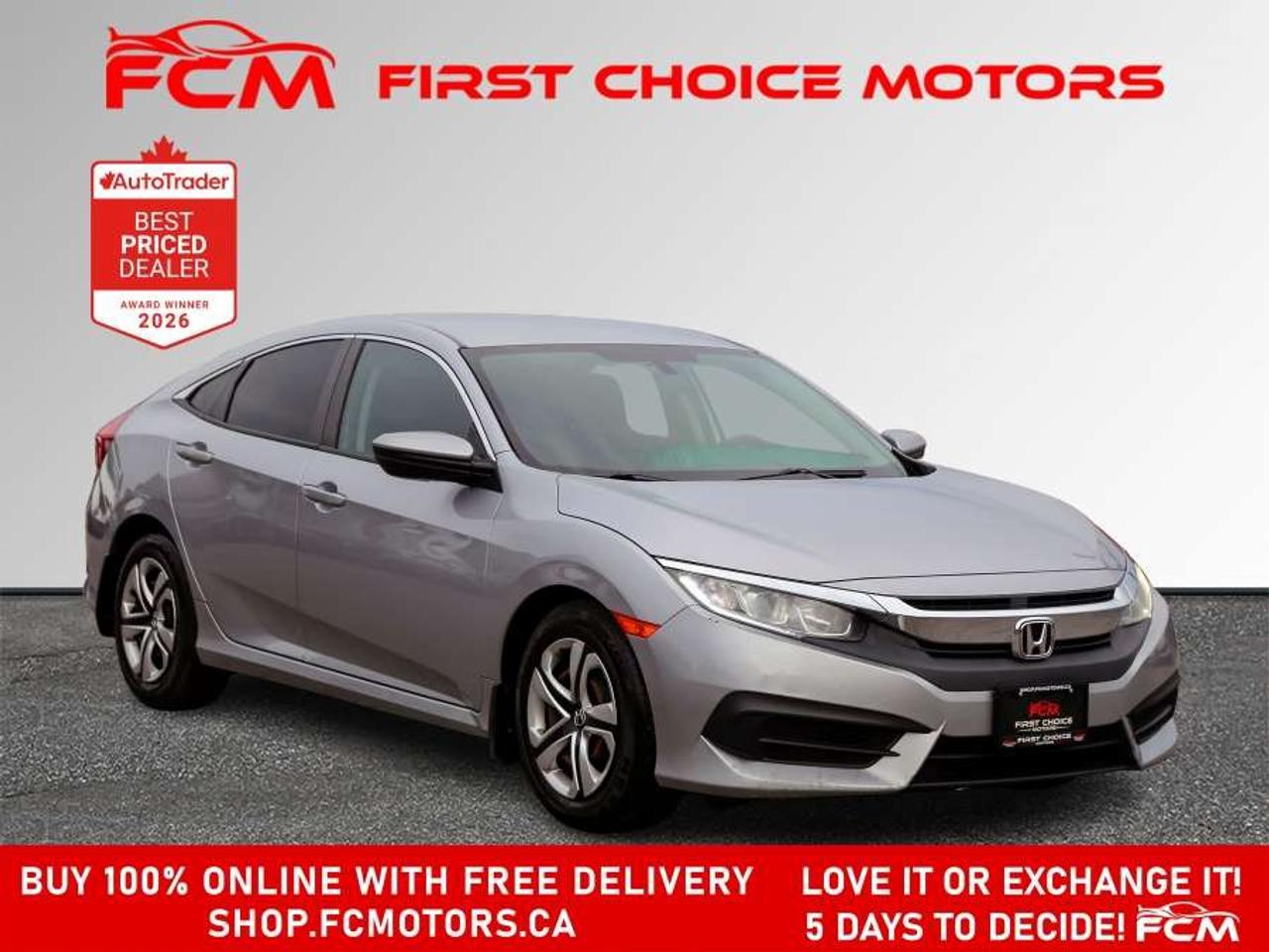 2017 Honda Civic LX   FULLY CERTIFIED WITH WARRANTY Photo