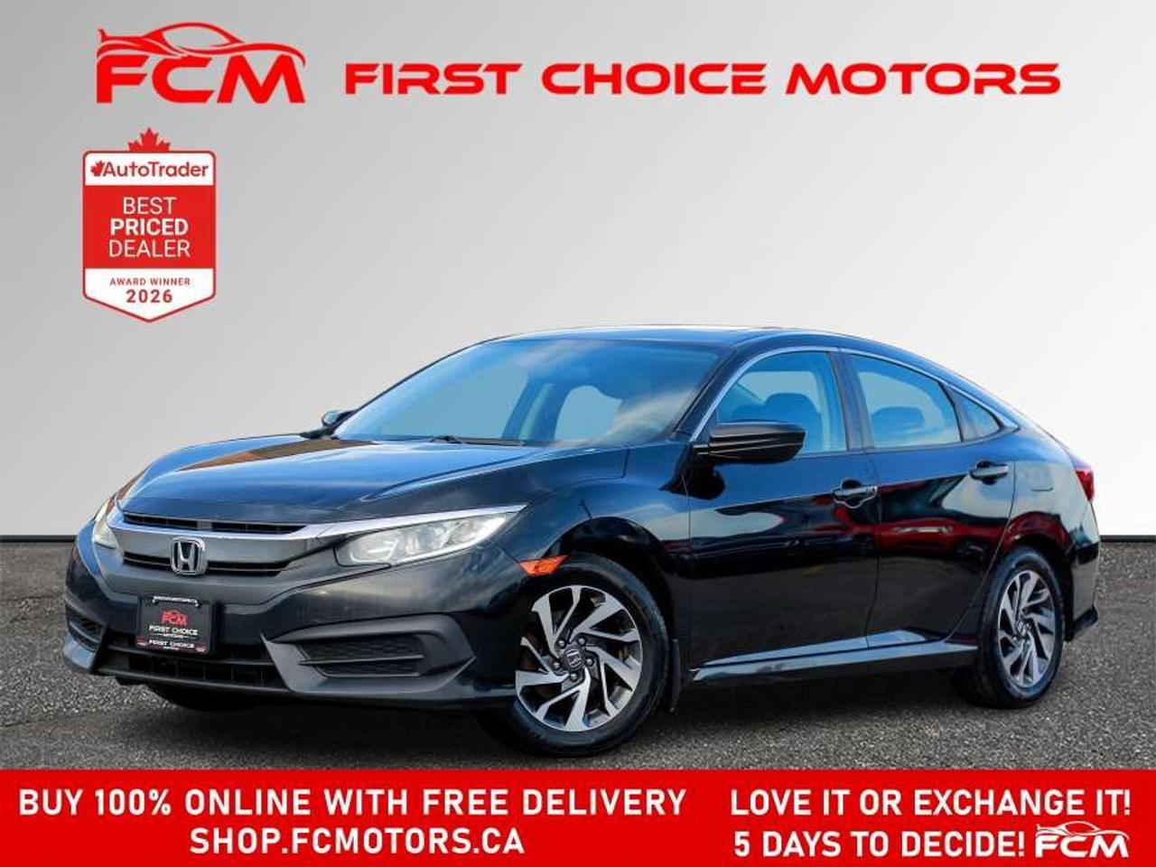 2016 Honda Civic EX   FULLY CERTIFIED WITH WARRANTY Photo