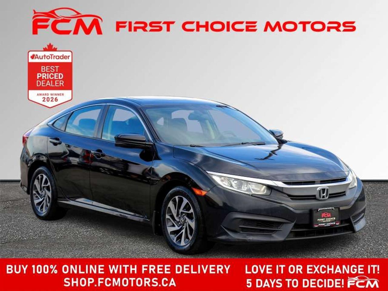 2016 Honda Civic EX   FULLY CERTIFIED WITH WARRANTY Photo