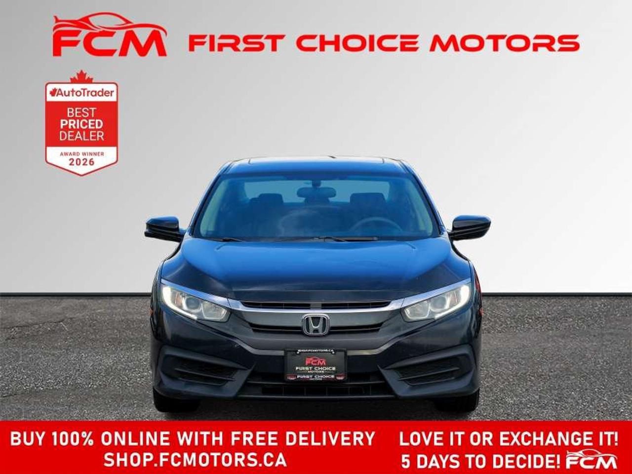 2016 Honda Civic EX   FULLY CERTIFIED WITH WARRANTY Photo