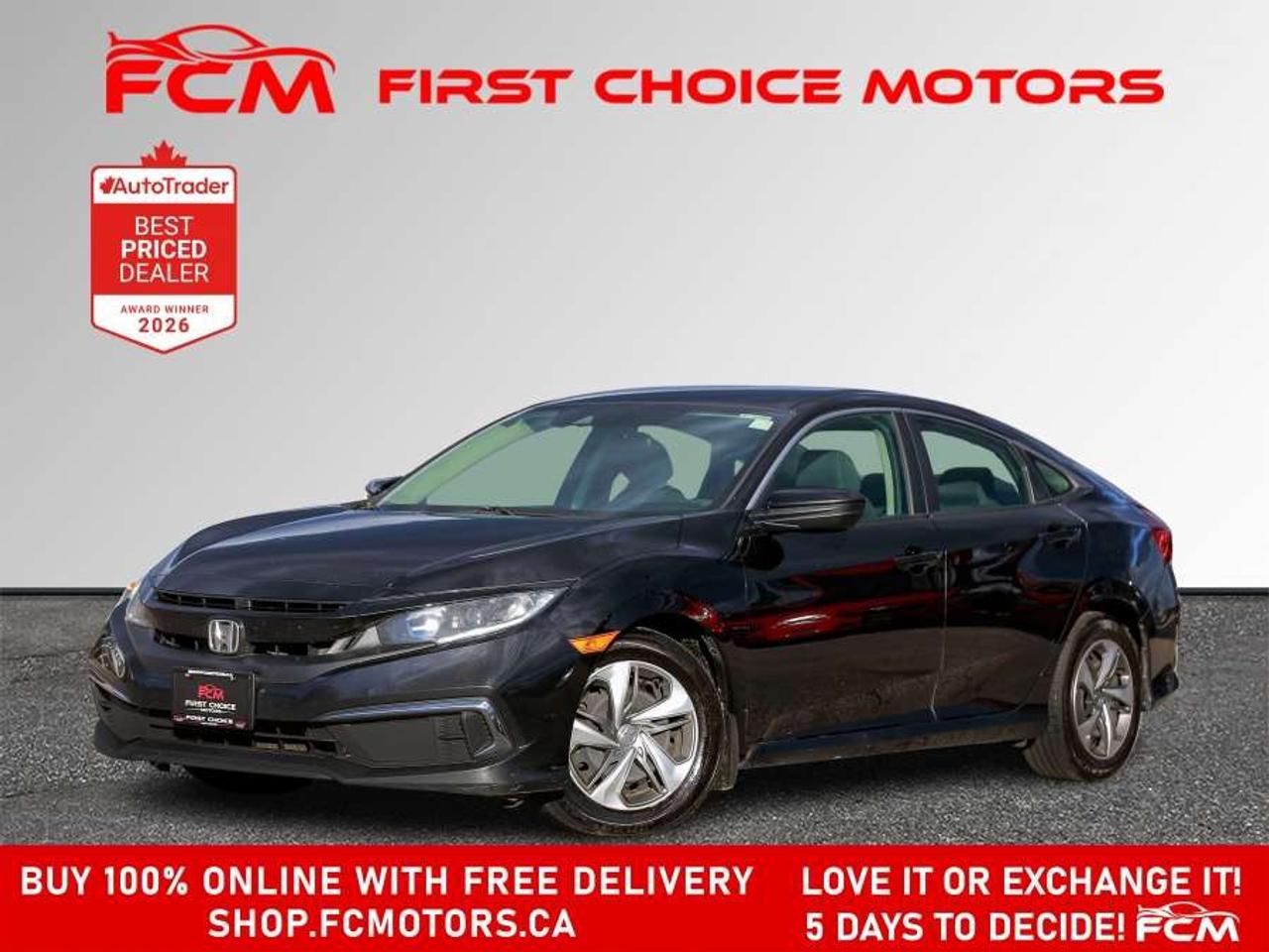 2019 Honda Civic LX   FULLY CERTIFIED WITH WARRANTY Photo0