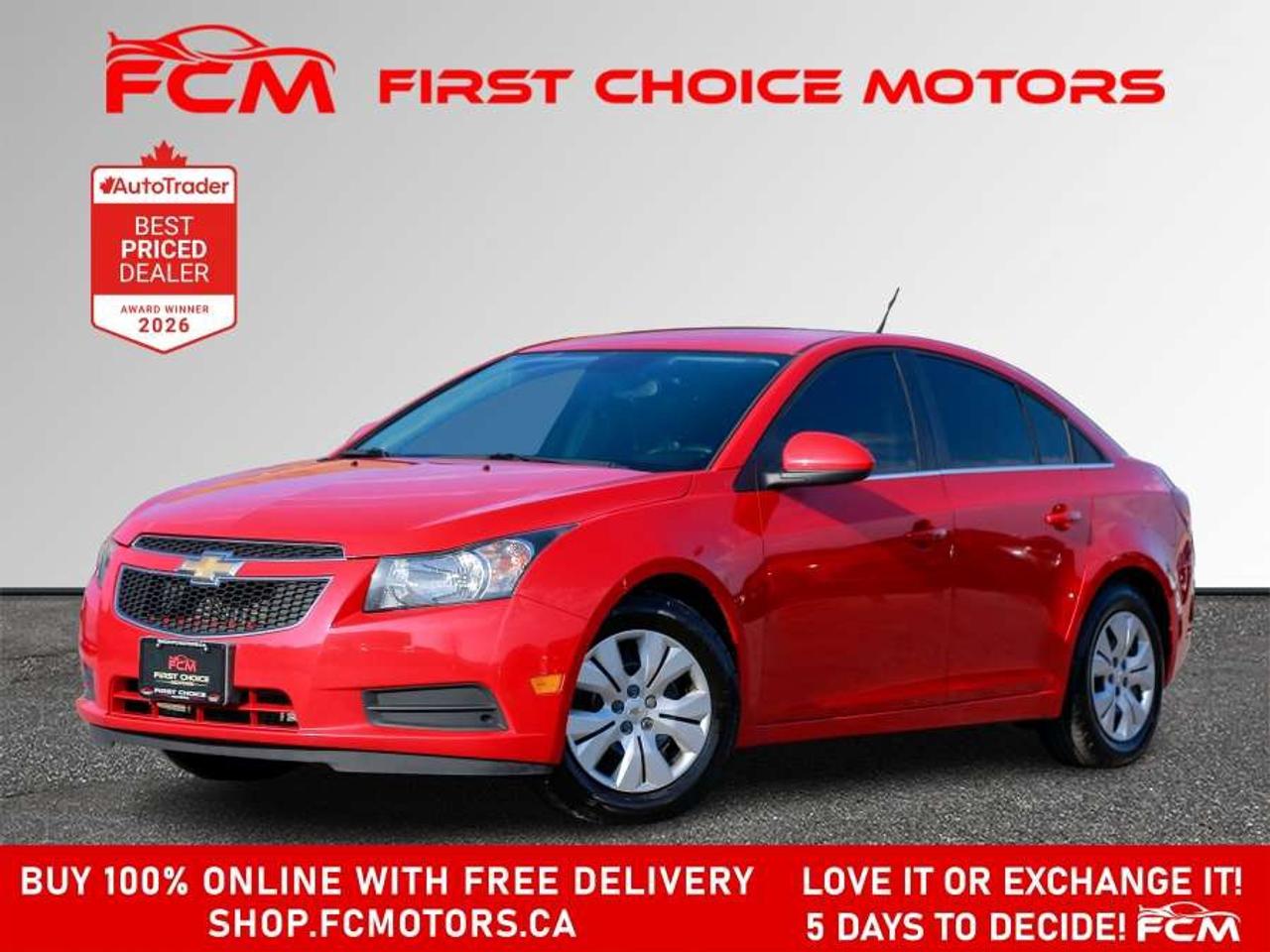 2014 Chevrolet Cruze LT   FULLY CERTIFIED WITH WARRANTY Photo
