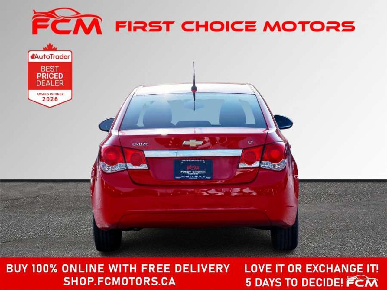 2014 Chevrolet Cruze LT   FULLY CERTIFIED WITH WARRANTY Photo