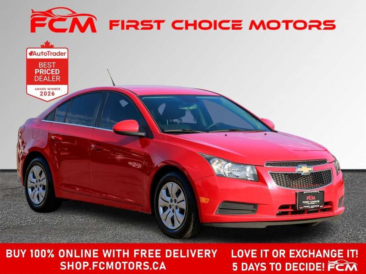 2014 Chevrolet Cruze LT   FULLY CERTIFIED WITH WARRANTY Photo
