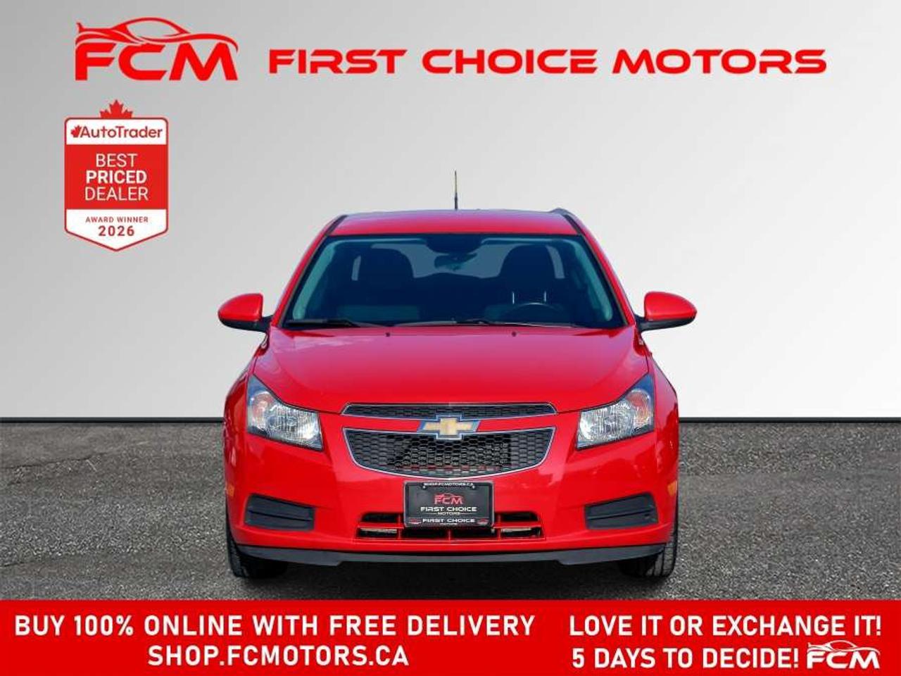 2014 Chevrolet Cruze LT   FULLY CERTIFIED WITH WARRANTY Photo