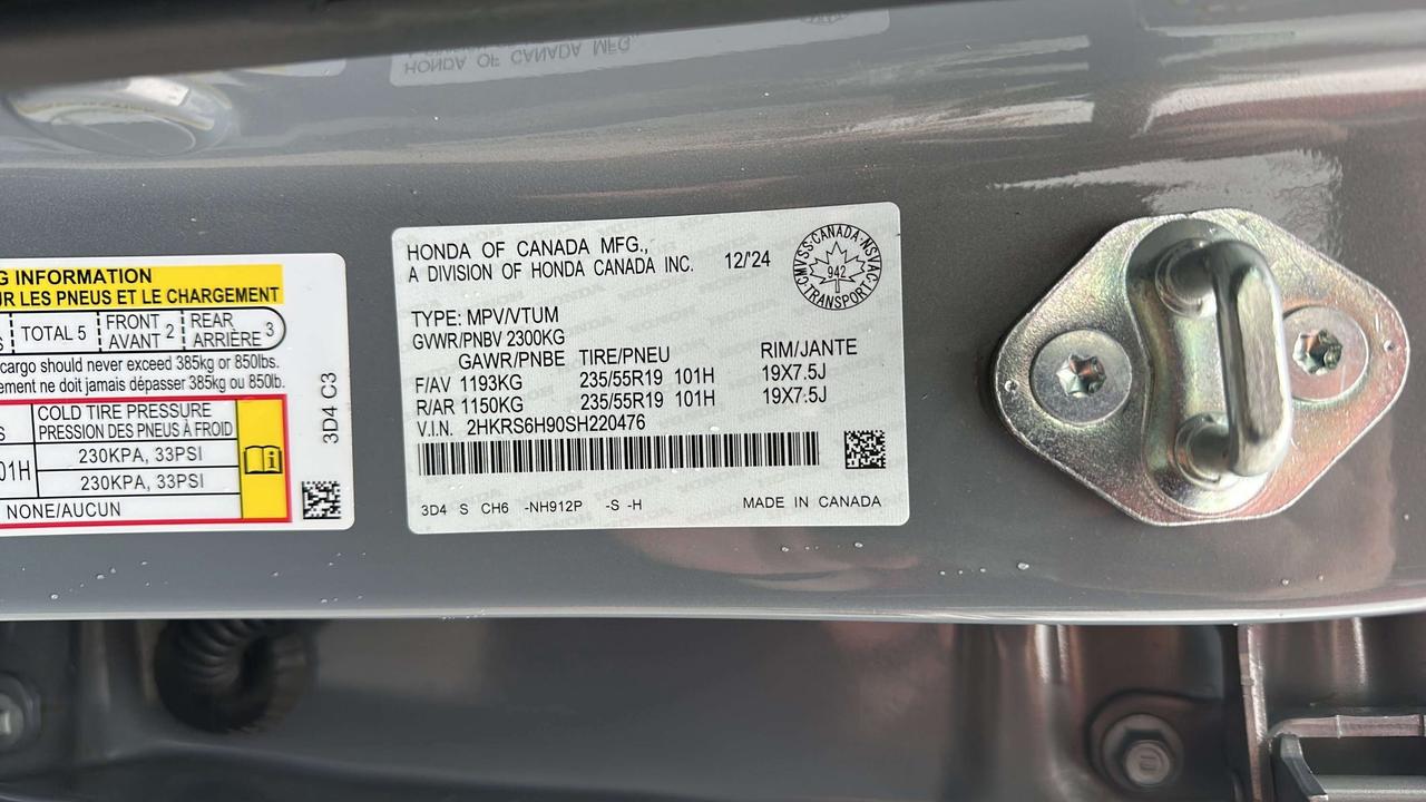 2025 Honda CR-V Touring Photo