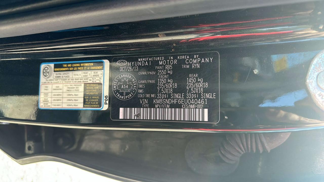 2014 Hyundai Santa Fe Luxury Photo
