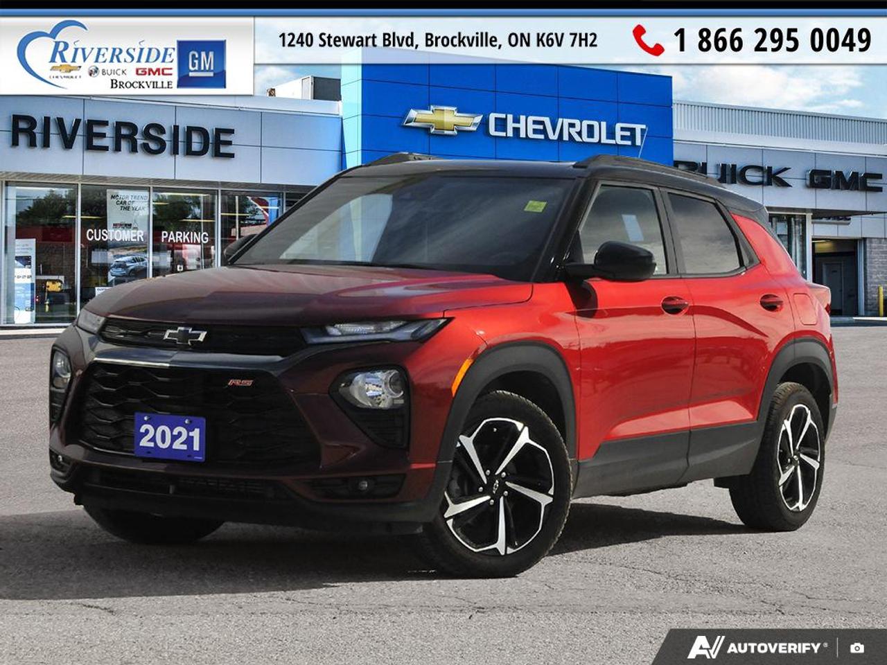 Used 2021 Chevrolet TrailBlazer RS for sale in Brockville, ON