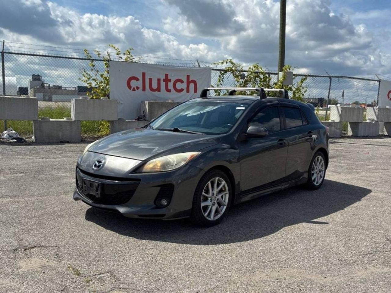 2012 MAZDA MAZDA3 GT<br>FULLY CERTIFIED WITH WARRANTY<br><br>WAS $8990 | NOW $7990<br>169,000 KM | STK#10319<br><br>ABOUT THIS VEHICLE<br><br>This 2012 MAZDA MAZDA3 GT is equipped with:<br><br>* Automatic Transmission<br>* Hatchback<br>* Leather Seats<br>* Sunroof<br>* Heated Seats<br>* Bluetooth<br>* Alloy Wheels<br>* Power Windows<br>* Power Locks<br>* Power Mirrors<br>* Air Conditioning<br><br>WHATS INCLUDED?<br><br>FULL SAFETY CERTIFICATION<br>Every vehicle at First Choice Motors is sold fully certified at no extra charge.<br><br>BRAND NEW BRAKES<br>Brand new brake rotors and pads are included with every vehicle purchase.<br><br>36-DAY WARRANTY<br>Every vehicle includes a 36-day warranty on all safety-related items.<br><br>EXTENDED WARRANTY AVAILABLE<br>Additional protection plans are available for up to 5 years.<br><br>FINANCING AVAILABLE<br><br>We work with a wide range of credit situations, including:<br><br>* Good Credit<br>* Bad Credit<br>* No Credit<br>* Students<br>* Newcomers to Canada<br><br>Financing available O.A.C.<br><br>SHOP YOUR WAY<br><br>* Shop In Person<br>* 100% Online Purchase Available<br>* FREE Delivery Across Ontario<br><br>WHY FIRST CHOICE MOTORS?<br><br>First Choice Motors specializes in affordable cars, SUVs and vans, with 300  vehicles in stock and a large selection priced between $5,000 and $15,000.<br><br>Our goal is simple: affordable vehicles, transparent pricing and an easy car-buying experience.<br><br>PRICE & FEES<br><br>Advertised price INCLUDES the $22 OMVIC transaction fee.<br><br>Additional Charges:<br><br>* 13% HST<br>* Licence Plates <br>* Ownership Registration<br><br>NO ADDITIONAL CERTIFICATION FEE.<br><br>No credit card payments can be accepted for vehicle purchases.<br>