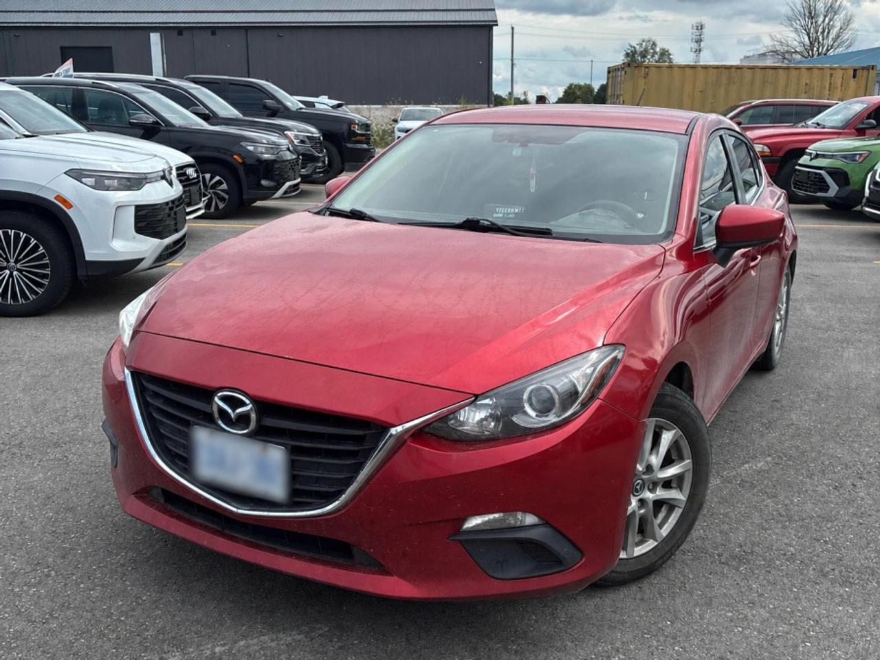 2016 MAZDA MAZDA3 GS SKYACTIV<br>FULLY CERTIFIED WITH WARRANTY<br><br>WAS $9490 | NOW $8990<br>226,000 KM | STK#10325<br><br>ABOUT THIS VEHICLE<br><br>This 2016 MAZDA MAZDA3 GS SKYACTIV is equipped with:<br><br>* Automatic Transmission<br>* Hatchback<br>* Heated Seats<br>* Bluetooth<br>* Reverse Camera<br>* Alloy Wheels<br>* Power Windows<br>* Power Locks<br>* Power Mirrors<br>* Air Conditioning<br><br>WHATS INCLUDED?<br><br>FULL SAFETY CERTIFICATION<br>Every vehicle at First Choice Motors is sold fully certified at no extra charge.<br><br>BRAND NEW BRAKES<br>Brand new brake rotors and pads are included with every vehicle purchase.<br><br>36-DAY WARRANTY<br>Every vehicle includes a 36-day warranty on all safety-related items.<br><br>EXTENDED WARRANTY AVAILABLE<br>Additional protection plans are available for up to 5 years.<br><br>FINANCING AVAILABLE<br><br>We work with a wide range of credit situations, including:<br><br>* Good Credit<br>* Bad Credit<br>* No Credit<br>* Students<br>* Newcomers to Canada<br><br>Financing available O.A.C.<br><br>SHOP YOUR WAY<br><br>* Shop In Person<br>* 100% Online Purchase Available<br>* FREE Delivery Across Ontario<br><br>WHY FIRST CHOICE MOTORS?<br><br>First Choice Motors specializes in affordable cars, SUVs and vans, with 300  vehicles in stock and a large selection priced between $5,000 and $15,000.<br><br>Our goal is simple: affordable vehicles, transparent pricing and an easy car-buying experience.<br><br>PRICE & FEES<br><br>Advertised price INCLUDES the $22 OMVIC transaction fee.<br><br>Additional Charges:<br><br>* 13% HST<br>* Licence Plates <br>* Ownership Registration<br><br>NO ADDITIONAL CERTIFICATION FEE.<br><br>No credit card payments can be accepted for vehicle purchases.