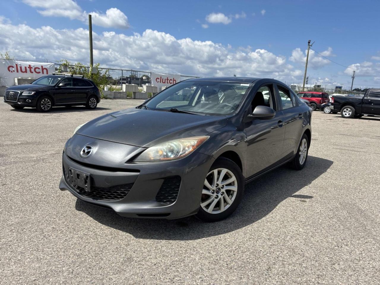 2013 MAZDA MAZDA3 GS SKYACTIV<br>FULLY CERTIFIED WITH WARRANTY<br><br>WAS $7490 | NOW $6990<br>202,000 KM | STK#10326<br><br>ABOUT THIS VEHICLE<br><br>This 2013 MAZDA MAZDA3 GS SKYACTIV is equipped with:<br><br>* Automatic Transmission<br>* Heated Seats<br>* Bluetooth<br>* Alloy Wheels<br>* Power Windows<br>* Power Locks<br>* Power Mirrors<br>* Air Conditioning<br><br>WHATS INCLUDED?<br><br>FULL SAFETY CERTIFICATION<br>Every vehicle at First Choice Motors is sold fully certified at no extra charge.<br><br>BRAND NEW BRAKES<br>Brand new brake rotors and pads are included with every vehicle purchase.<br><br>36-DAY WARRANTY<br>Every vehicle includes a 36-day warranty on all safety-related items.<br><br>EXTENDED WARRANTY AVAILABLE<br>Additional protection plans are available for up to 5 years.<br><br>FINANCING AVAILABLE<br><br>We work with a wide range of credit situations, including:<br><br>* Good Credit<br>* Bad Credit<br>* No Credit<br>* Students<br>* Newcomers to Canada<br><br>Financing available O.A.C.<br><br>SHOP YOUR WAY<br><br>* Shop In Person<br>* 100% Online Purchase Available<br>* FREE Delivery Across Ontario<br><br>WHY FIRST CHOICE MOTORS?<br><br>First Choice Motors specializes in affordable cars, SUVs and vans, with 300  vehicles in stock and a large selection priced between $5,000 and $15,000.<br><br>Our goal is simple: affordable vehicles, transparent pricing and an easy car-buying experience.<br><br>PRICE & FEES<br><br>Advertised price INCLUDES the $22 OMVIC transaction fee.<br><br>Additional Charges:<br><br>* 13% HST<br>* Licence Plates <br>* Ownership Registration<br><br>NO ADDITIONAL CERTIFICATION FEE.<br><br>No credit card payments can be accepted for vehicle purchases.<br>