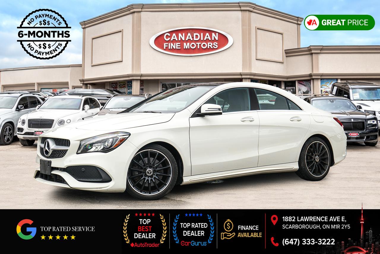 White 2018 Mercedes-Benz CLA Sedan All-Wheel Drive Automatic