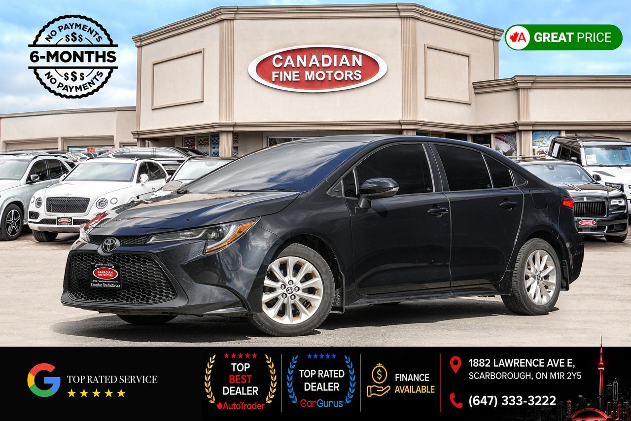 Black 2020 Toyota Corolla Sedan Front-Wheel Drive Continuously Variable Transmission