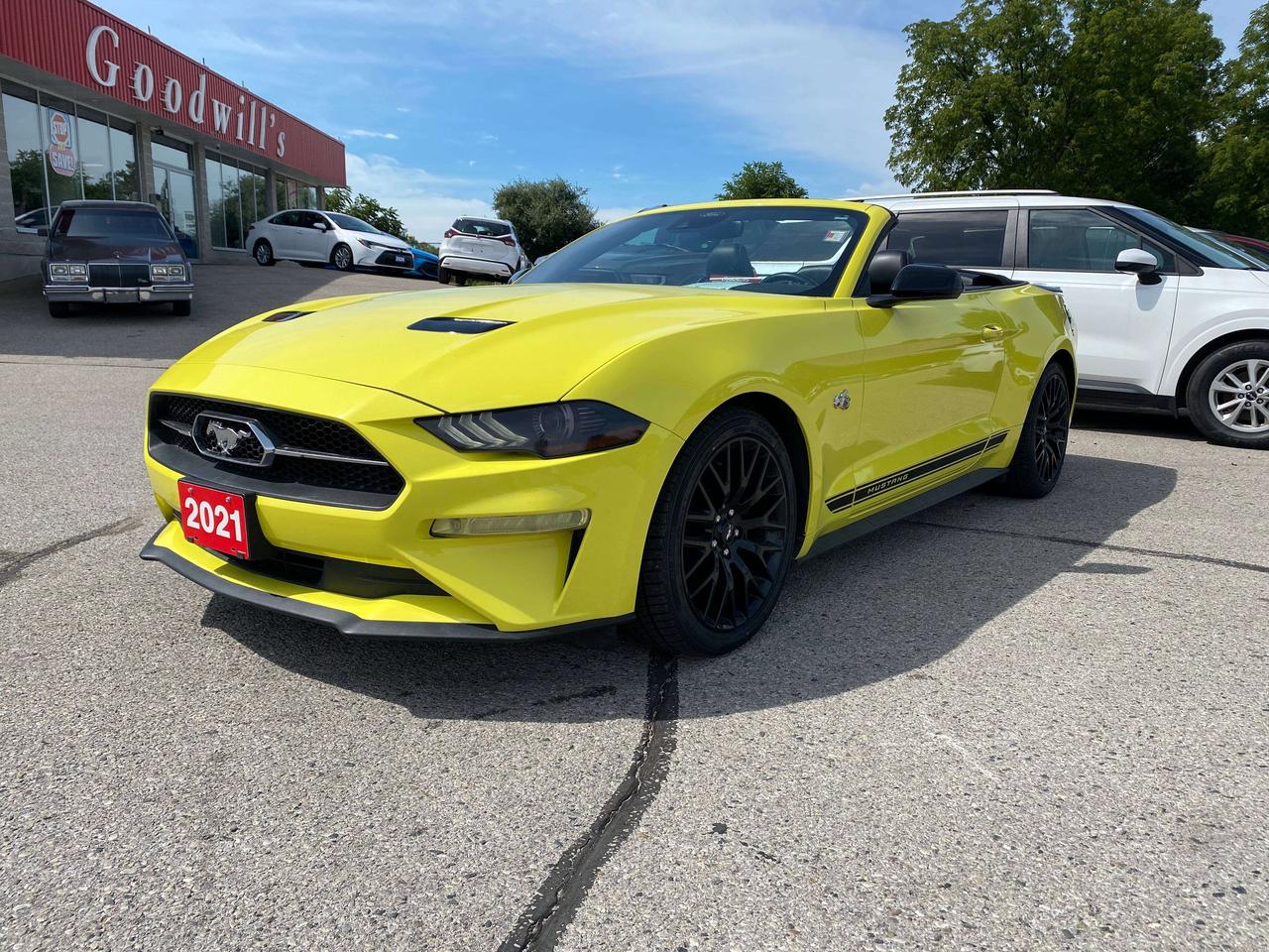 2021 Ford Mustang PREMIUM, CLEAN CARFAX, BACK UP CAM, LEATHER! - Photo #4
