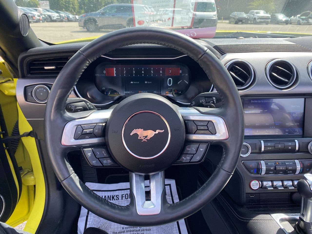 2021 Ford Mustang PREMIUM, CLEAN CARFAX, BACK UP CAM, LEATHER! Photo