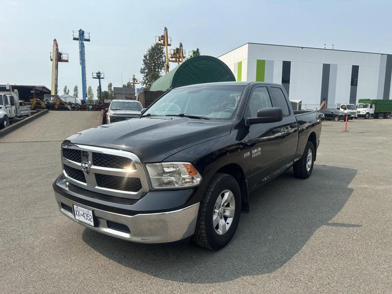 2015 RAM 1500 Tradesman Quad Cab 2WD, 5.7L, 8 cylinder, 4 door, automatic, RWD, 4-Wheel ABS, cruise control, AM/FM radio, power windows, power mirrors, black exterior, black interior.  $9,500.00 plus $375 processing fee, $9,875.00 total payment obligation before taxes.   Listing report, warranty, contract commitment cancellation fee, financing available on approved credit (some limitations and exceptions may apply). All above specifications and information is considered to be accurate but is not guaranteed and no opinion or advice is given as to whether this item should be purchased. We do not allow test drives due to theft, fraud, acts of vandalism and undetectable impaired driving. Instead we provide the following benefits: Complimentary Warranty (with options to extend), Limited Money Back Satisfaction Guarantee on Fully Completed Contracts, Contract Commitment Cancellation, and an Open-Ended Sell-Back Option. Ask seller for details or call 604-522-REPO(7376) to confirm listing availability.