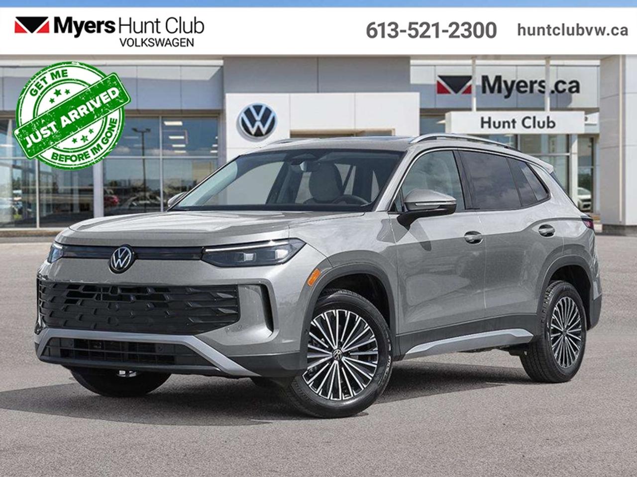 <b>Power Liftgate, Wireless Charging, Heated Seats, Heated Steering Wheel, Adaptive Cruise Control, Remote Start, Lane Keep Assist, Blind Spot Detection, Forward Collision Alert</b><br> <br> The 2026 Volkswagen Tiguan blends fresh styling, enhanced dynamics and versatile compact SUV appeal into one modern package.<br> <br>From the outside, the 2026 Volkswagen Tiguan makes a bold impression with its upright proportions, sharp body lines and modern lighting elements that reflect Volkswagens evolving design language. Inside, the cabin highlights quality materials, intuitive connectivity and seating designed to comfortably accommodate passengers and gear. With its refined look, intelligent features and Volkswagens reputation for engineering, the Tiguan delivers a well-balanced and engaging compact SUV experience.<br> <br>This Pyrite Silver Metallic SUV has an Automatic transmission. <br> <br> Our Tiguans trim level is Comfortline. Standard features include heated front seats with a heated steering wheel, a power liftgate for rear cargo access, adaptive cruise control, remote engine start, wireless device charging, and a 12.9-inch infotainment screen with wireless Apple CarPlay and Android Auto. Safety features also include lane keep assist with lane departure warning, collision mitigation, blind spot alert, and front and rear parking sensors.<br><br> <br>To apply right now for financing use this link: <a href=https://www.huntclubvw.ca/financing-request/ target=_blank>https://www.huntclubvw.ca/financing-request/</a><br> <br/>Incentives expire 2026-08-31. See dealer for details. <br><br>At Myers Hunt Club Volkswagen, our focus is customers like you. Our dedicated service, parts, and sales team are here to make your automotive experience a special one. We are very proud of our achievements and awards over the last 25 years and are committed to providing the same great service to our present and future customers. If youre looking for a vehicle, Myers Hunt Club Volkswagen is your destination for new, used, and certified pre-owned Volkswagen vehicles as well as other makes and models. Whatever your needs, we can help you here at Myers Hunt Club Volkswagen. </br><br> Come by and check out our fleet of 40+ used cars and trucks and 110+ new cars and trucks for sale in Gloucester.  o~o
