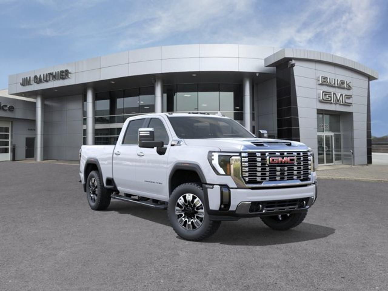 This 2026 GMC Sierra 2500HD Denali Reserve delivers exceptional power with its Duramax 6.6L turbo-diesel V8 engine, paired to a smooth 10-speed automatic transmission. Ideal for heavy towing, it includes a gooseneck/5th wheel prep package for versatile hauling. Four-wheel drive and off-road suspension handle Manitobas varied terrain with ease, while features like skid plates and recovery hooks add durability. Inside, enjoy upscale comfort with heated and ventilated front bucket seats, heated rear seats, and a heated steering wheel. The 13.4-inch infotainment system offers navigation, wireless Apple CarPlay, Android Auto, and a premium Bose sound system. Dual-zone climate control and power-adjustable seats make long drives relaxing. Safety stands out with adaptive cruise control, blind-spot monitoring, rear cross-traffic alert, and HD surround vision. Advanced driver aids like lane departure warning and automatic emergency braking provide peace of mind. Practical touches include a spray-on bedliner, MultiPro tailgate, and integrated trailer brake controller.