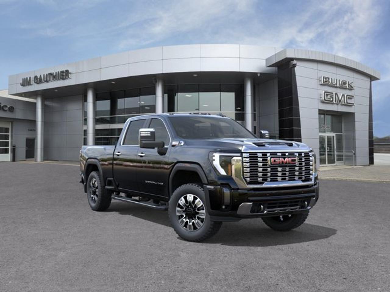 This 2026 GMC Sierra 2500HD Denali Reserve delivers exceptional power with its Duramax 6.6L turbo-diesel V8 engine, paired to a smooth 10-speed automatic transmission. Ideal for heavy towing, it includes a gooseneck/5th wheel prep package for versatile hauling. Four-wheel drive and off-road suspension handle Manitobas varied terrain with ease, while features like skid plates and recovery hooks add durability. Inside, enjoy upscale comfort with heated and ventilated front bucket seats, heated rear seats, and a heated steering wheel. The 13.4-inch infotainment system offers navigation, wireless Apple CarPlay, Android Auto, and a premium Bose sound system. Dual-zone climate control and power-adjustable seats make long drives relaxing. Safety stands out with adaptive cruise control, blind-spot monitoring, rear cross-traffic alert, and HD surround vision. Advanced driver aids like lane departure warning and automatic emergency braking provide peace of mind. Practical touches include a spray-on bedliner, MultiPro tailgate, and integrated trailer brake controller.