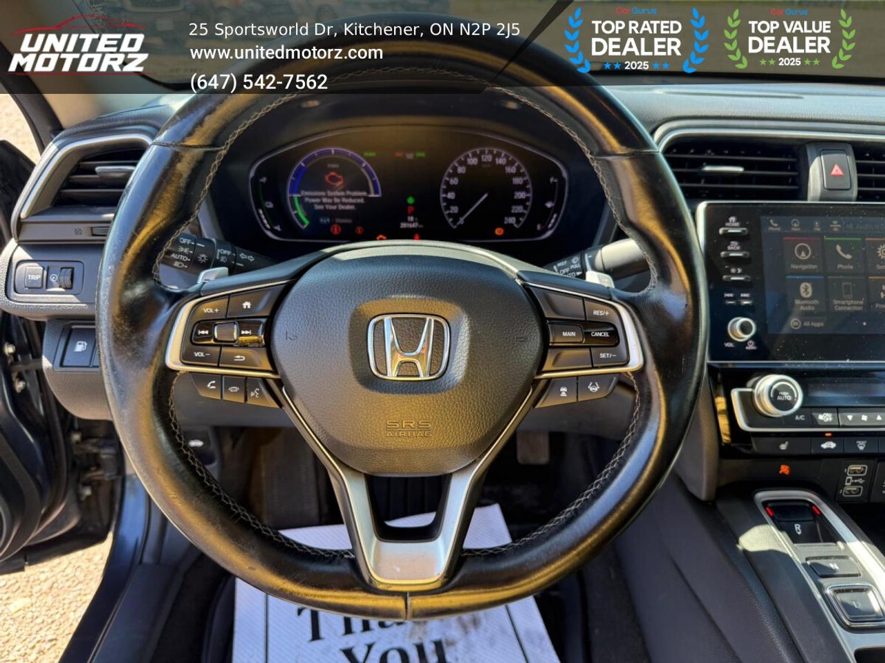 2019 Honda Insight Touring CVT HYBRID FWD 1.5L~CERTIFIED~ Photo
