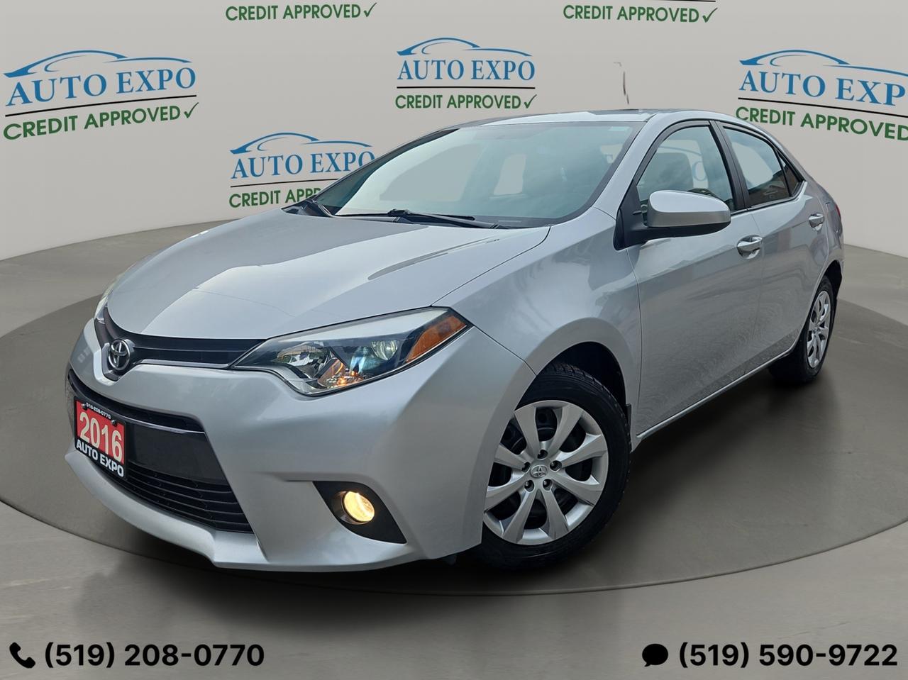 2016 Toyota Corolla LE,Auto,Apple Carplay,Sunroof,Certified,Fog Lights - Photo #1
