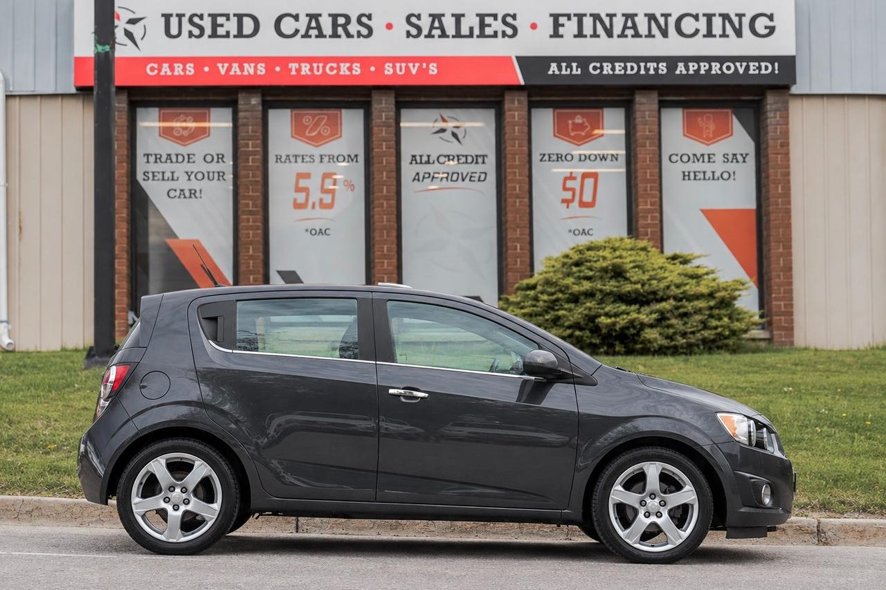 Gray 2014 Chevrolet Sonic Hatchback Front-Wheel Drive Automatic