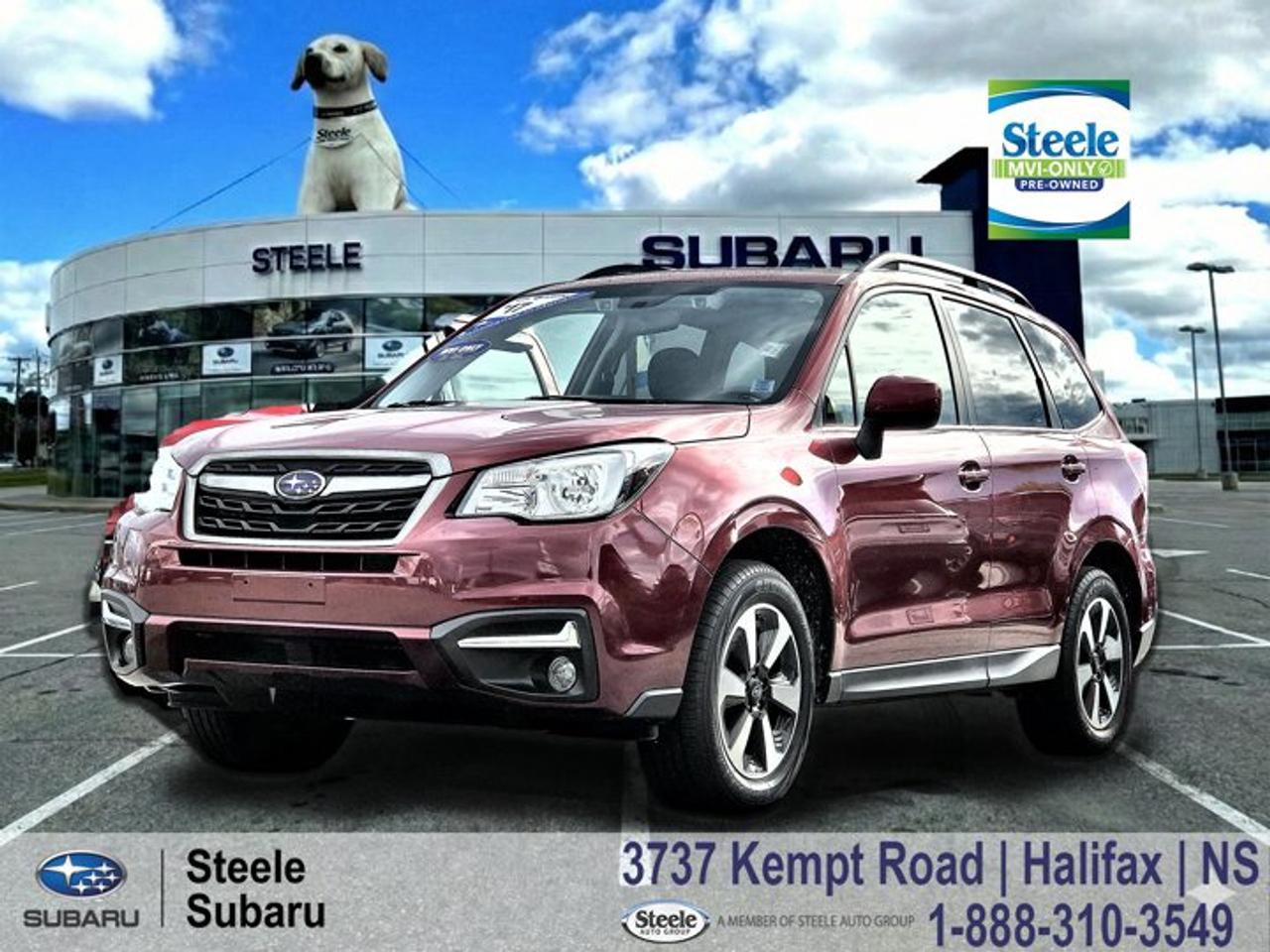 2027 Subaru Forester Touring | EyeSight Driver Assist | Heated Front Seats | Panoramic Sunroof | MVI OnlyThe Forester Touring is right at home on Nova Scotia roads, whether its a daily commute across the MacKay Bridge or a weekend drive through the Annapolis Valley. With its excellent visibility, comfortable ride, and practical SUV design, it offers the kind of everyday usability that continues to make the Forester a favourite across Atlantic Canada.The Forester Touring delivers a well-balanced combination of comfort, efficiency, and confidence-inspiring driving dynamics. Powered by Subarus proven 2.5-litre SUBARU BOXER engine paired with a Lineartronic CVT and Subaru Symmetrical Full-Time AWD, it provides stable highway manners and capable all-weather performance. This one-owner, low-mileage trade-in has been well cared for and remains in great condition, making it an appealing option for buyers looking for practical value. With generous cargo space, excellent outward visibility, and comfortable seating for long drives, its equally suited to Halifax commuting, family duties, and weekend adventures throughout Nova Scotia.Performance & Safety* Subaru Symmetrical Full-Time AWD* 2.5L SUBARU BOXER 4-cylinder engine* Lineartronic CVT automatic transmission* EyeSight Driver Assist Technology* Adaptive Cruise Control* Pre-Collision Braking System* Lane Departure Warning* Lane Keep Assist* Vehicle Dynamics Control* Traction Control System* Anti-lock Braking System* Rear Vision CameraComfort & Tech* Heated front seats* Heated exterior mirrors* Premium cloth upholstery* Panoramic power sunroof* Apple CarPlay & Android Auto* Touchscreen infotainment system* Rear Vision Camera* Automatic climate control* Keyless entry* Steering wheel audio controlsContact Steele Subaru in Halifax to schedule a test drive and see if this Forester Touring is the right fit for your needs. Its a practical SUV that offers the versatility and confidence Nova Scotia drivers appreciate, whether youre heading to work or planning your next road trip.MVI ONLYThis vehicle is part of our MVI Only Used Cars inventory --- an affordable option for buyers who dont mind a little elbow grease. Like a fixer-upper home, these vehicles might need some TLC after purchase, but theyve all been fully inspected and come with a valid 2-year Nova Scotia Motor Vehicle Inspection (MVI). A copy of the inspection report and a list of any recommended or required work will be provided. We also include a Carfax Vehicle History Report for full transparency. These vehicles are priced for immediate sale and offer a great opportunity for the right buyer to get on the road at a budget-friendly price.Disclaimer: While every effort has been made to identify and disclose known or visible issues during our inspection process, additional repairs may be required. Symptoms such as warning lights, abnormal noises (including squeaks, rattles, or whines), or performance concerns may require further diagnosis. Please note that sealed components such as engines, transmissions, and clutches are not dismantled or internally inspected. It is the sole responsibility of the purchaser to address any repairs or maintenance needs beyond those required to meet the standards of a valid Nova Scotia Motor Vehicle Inspection (MVI). We also recommend that purchasers obtain an independent inspection of the vehicle prior to purchase.