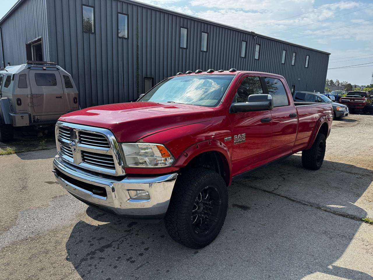 Red 2013 RAM 2500 Pickup Truck Four-Wheel Drive Automatic