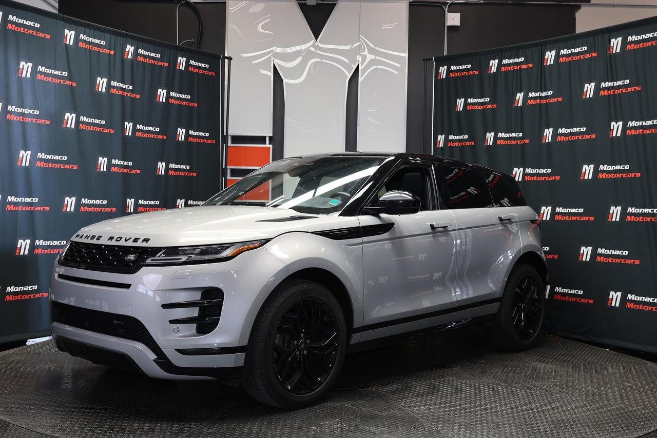 <p>Special Finance Price: $32,999 | Cash Price: $34,499</p><p>2023 Range Rover Evoque R-Dynamic -No Accidents, Clean Carfax- Panoramic Sunroof, Leather Interior, Heated Front Seats, Heated Steering Wheel, Power Front Seats w/ Memory, Apple CarPlay, Android Auto, Navigation, Meridian Premium Sound System, Lane Keep Assist, Adaptive Cruise Control, Blind Spot Assist, Rear Cross Traffic Alert, Forward Collision Warning, Emergency Braking, Parking Sensors, Keyless Entry, Push Start, Power Tailgate & Much More!</p><p>Odometer: 97,000KM.</p><p>Call Us: <a href=tel:(416) 766-6226>(416) 766-6226</a></p><p>Monaco Motorcars Inc.</p><p>Location: 112 King St, Barrie, ON</p><p>Business Hours:</p><p>Monday - Friday: 8am - 6pm</p><p>Saturday: 10am - 5pm</p><p>Sunday : 10am - 3pm</p><p>www.monacomotorcars.com</p><p>All our vehicles go through an Ontario Standard Certification Inspection where we make sure the car is safe so you don&rsquo;t have to. An additional cost of $999 will be applied to all Certified vehicles. If not certified as per OMVIC regulations vehicle is not drivable, not certified and not e-tested. Each Certified vehicle comes with an Ontario Safety Certification and a 36-day or 2000 KM Safety Warranty. At Monaco Motorcars, we are revolutionizing the car buying experience. Come see the difference. Full vehicle history is disclosed prior to closing a deal because we want you to know everything about your next vehicle. Countless Financing options are available including $0 DOWN!!! (O.A.C.) All credit types welcome! Bad/Good/No Credit, bankruptcy, consumer proposal, new to Canada, student. Hassle-free approvals. No matter what your credit situation is, You Are Approved. Conditions apply. We Accept Trade-Ins! Bring it by for an Appraisal. Multiple extended warranty options are available to choose from.</p><p>We Are Proud To Serve Clients All Over Canada & Ontario - Toronto, Markham, Richmond Hill, Mississauga, Oshawa, Etobicoke, Newmarket, Pickering, Whitby, Ajax, North York, Scarborough, Barrie, Orangeville, Waterloo, Milton, Kitchener, Ottawa, Aurora, London, Kingston, Hamilton, Muskoka, Belleville, Brant, Brantford, Brockville, Cornwall, Windsor, Sudbury, Guelph, Orillia, Sarnia, Timmins, Thunder Bay, Welland, Pembroke, St Catharines, St. Thomas, Thorold, Ottawa, Owen Sound, Haldimand County, Kenora and Niagara Falls.</p><p>PRICES DISPLAYED: HST and licensing fees are not included.</p><p>FINANCING OPTIONS: Enjoy rates as low as 6.99% with $0 down and no payments for 3 months (O.A.C). Our expert financing team partners with major banks and lenders to secure the lowest rates and most flexible terms for your car loan. A $999 documentation fee applies.</p><p>We strive to provide accurate and up-to-date listing information; however, Monaco Motorcars is not responsible for any errors, omissions, or typographical mistakes. Prices are subject to change without notice. Please contact us to confirm details.</p>