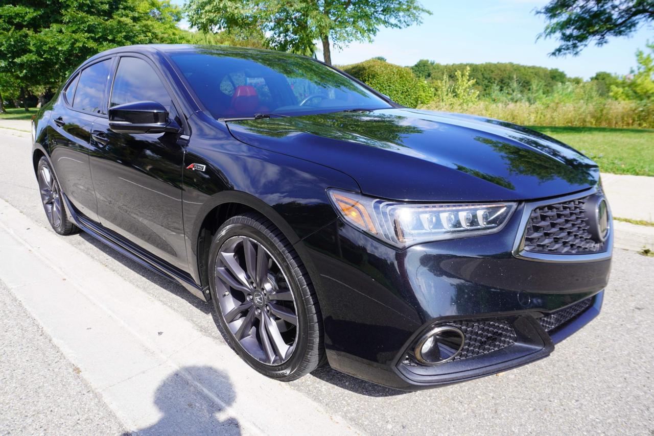 2020 Acura TLX 1 OWNER / NO ACCIDENTS / A-SPEC / SH-AWD / V6 / RED INTERIOR Photo