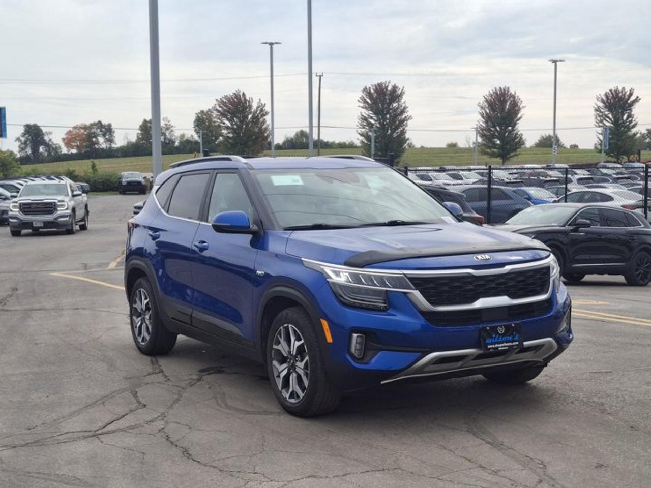 2021 Kia Seltos EX Premium AWD | Leather | Sunroof | Heated + Ventilated Seats | Heated Steering | CarPlay & More ! Photo