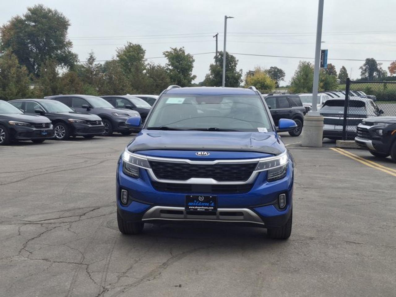 2021 Kia Seltos EX Premium AWD | Leather | Sunroof | Heated + Ventilated Seats | Heated Steering | CarPlay & More ! Photo