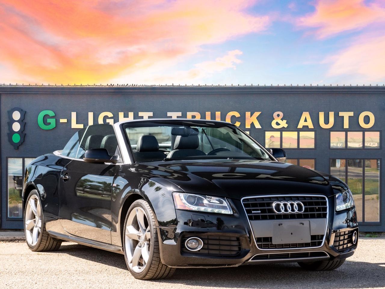 Black 2011 Audi A5 Convertible All-Wheel Drive Automatic