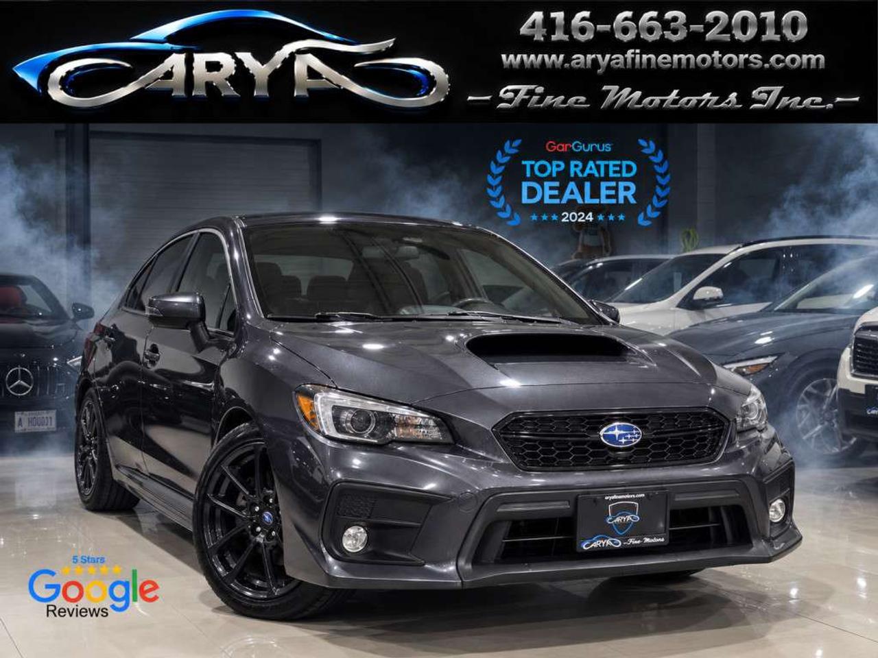 2020 Subaru WRX Limited w/Eyesight Tech CVT LEATHER SUNROOF PUSH START BLIND SPOT LANE DEPARTURE ASSIST Photo0
